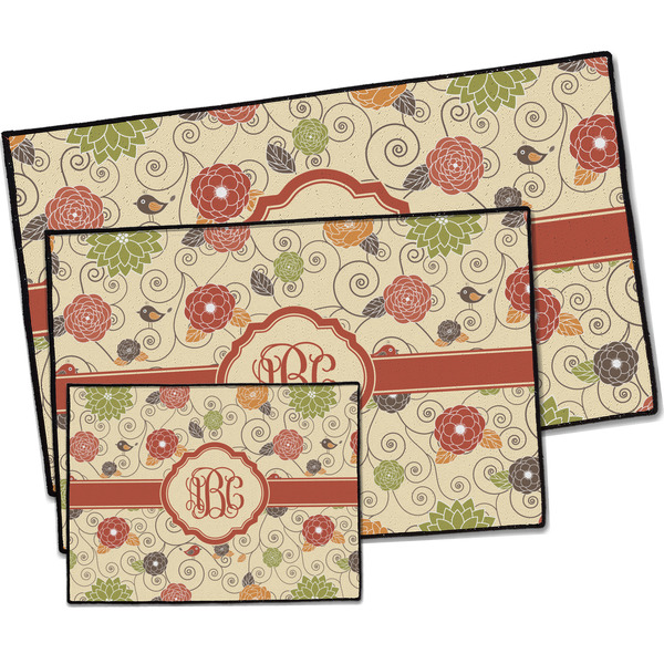 Fall Flowers Door Mats - PARENT MAIN