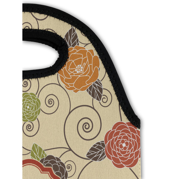 Fall Flowers Double Wine Tote - Detail 1 (new)