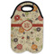 Fall Flowers Double Wine Tote - Flat (new)