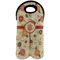 Fall Flowers Double Wine Tote - Front (new)