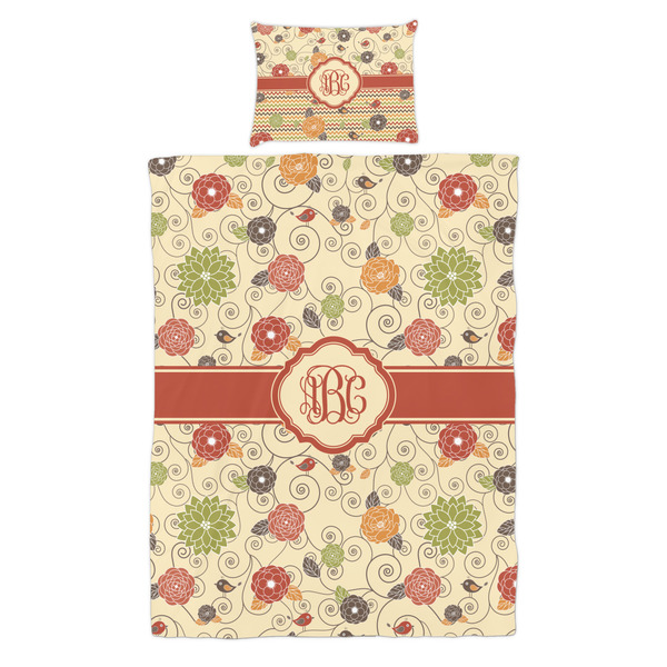 Fall Flowers Duvet Cover Set - Twin - Alt Approval