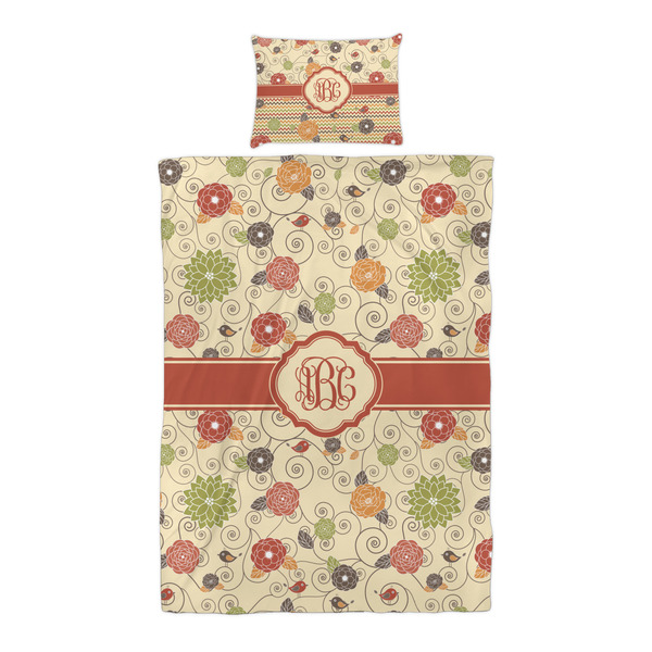 Fall Flowers Duvet Cover Set - Twin XL - Alt Approval