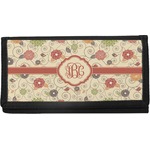 Fall Flowers Canvas Checkbook Cover (Personalized)