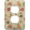 Fall Flowers Electric Outlet Plate