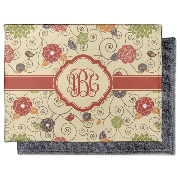 Fall Flowers Electronic Screen Wipe - Flat