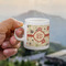 Fall Flowers Espresso Cup - 3oz LIFESTYLE (new hand)
