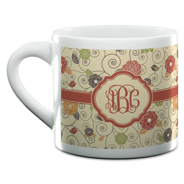 Fall Flowers Espresso Cup - 6oz (Double Shot) (MAIN)