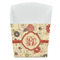 Fall Flowers French Fry Favor Box - Front View