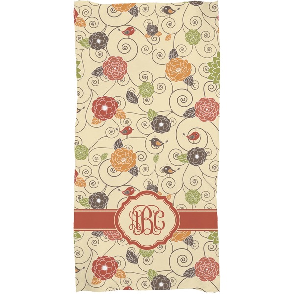 Fall Flowers Full Sized Bath Towel - Apvl