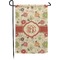 Fall Flowers Small Garden Flag - Double Sided w/ Monograms