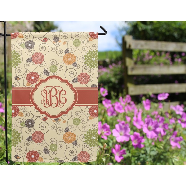 Fall Flowers Garden Flag - Outside In Flowers