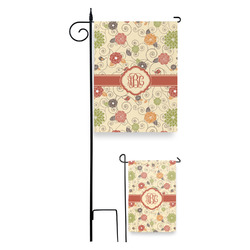 Fall Flowers Garden Flag (Personalized)