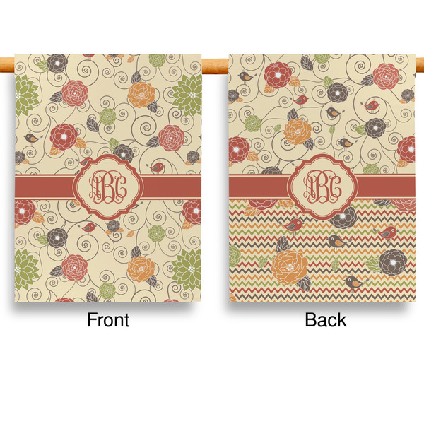 Fall Flowers Garden Flags - Large - Double Sided - APPROVAL