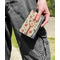 Fall Flowers Genuine Leather Womens Wallet - In Context