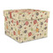 Fall Flowers Gift Boxes with Lid - Canvas Wrapped - Large - Front/Main