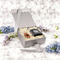 Fall Flowers Gift Boxes with Magnetic Lid - Silver - In Context