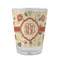 Fall Flowers Glass Shot Glass - 1.5 oz - Set of 4 (Personalized)