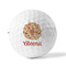 Fall Flowers Golf Balls - Titleist - Set of 12 - FRONT