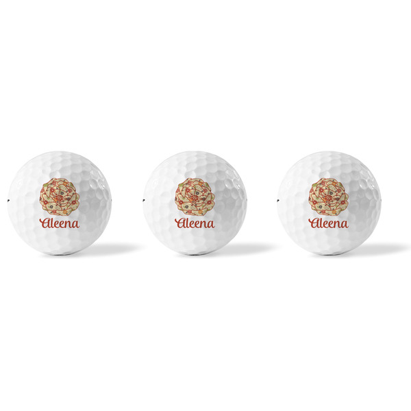 Fall Flowers Golf Balls - Titleist - Set of 3 - APPROVAL
