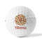 Fall Flowers Golf Balls - Titleist - Set of 3 - FRONT