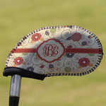 Fall Flowers Golf Club Iron Cover - Single (Personalized)
