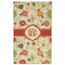 Fall Flowers Golf Towel - Front (Large)