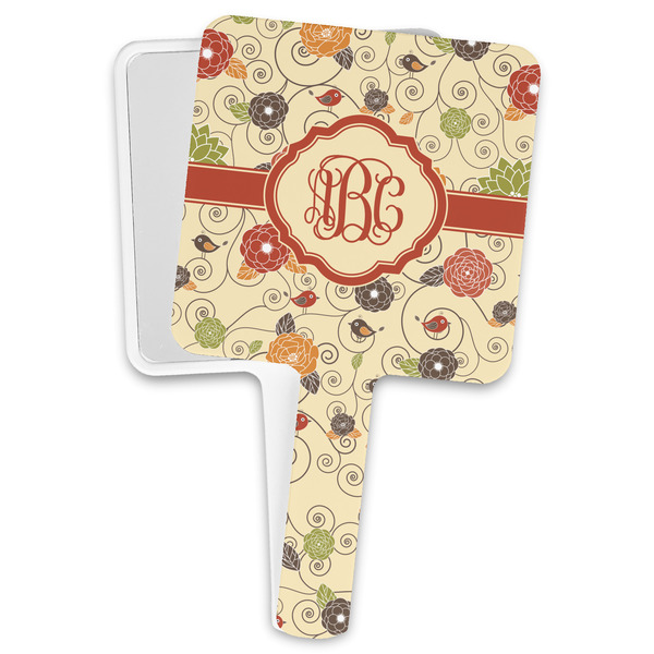 Custom Fall Flowers Hand Mirror (Personalized)