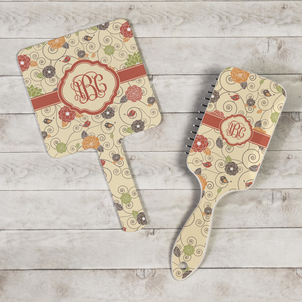 Fall Flowers Hand Mirrors - In Context