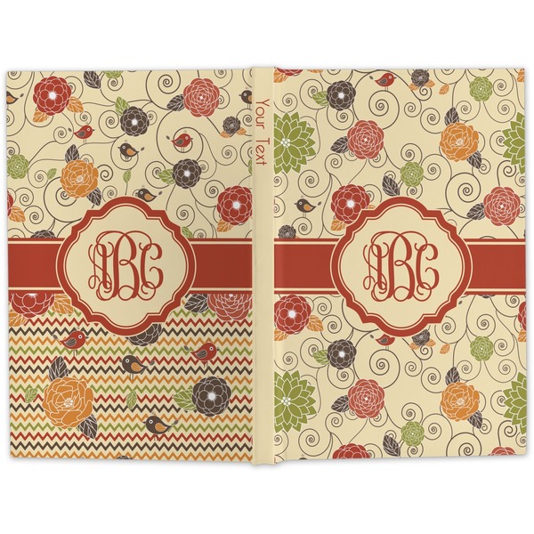 Fall Flowers Hard Cover Journal - Apvl