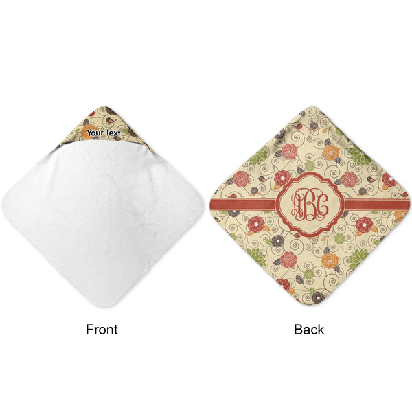 Fall Flowers Hooded Baby Towel- Approval