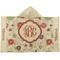 Fall Flowers Kids Hooded Towel (Personalized)