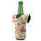 Fall Flowers Jersey Bottle Cooler - ANGLE (on bottle)