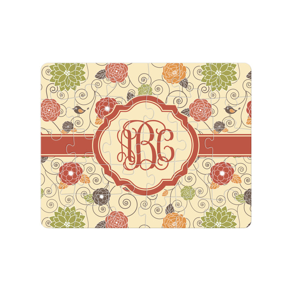 Custom Fall Flowers Jigsaw Puzzles (Personalized)