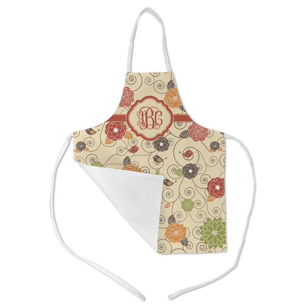 Fall Flowers Kid's Aprons - Medium - Main (med/lrg)
