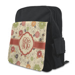 Fall Flowers Preschool Backpack (Personalized)