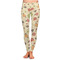 Fall Flowers Ladies Leggings - Extra Large
