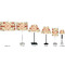 Fall Flowers Lamp Full View Size Comparison