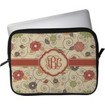 Fall Flowers Laptop Sleeve / Case - 11" (Personalized)