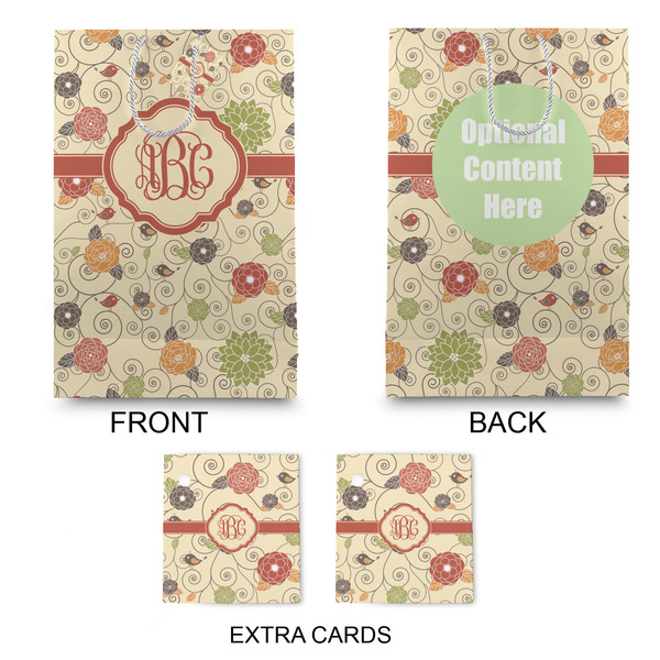 Fall Flowers Large Gift Bag - Approval