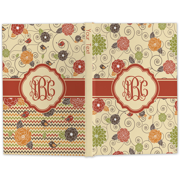 Fall Flowers Large Hard Cover Journal - Apvl