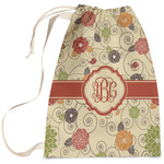 Fall Flowers Laundry Bag - Large (Personalized)