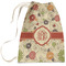 Fall Flowers Large Laundry Bag - Front View