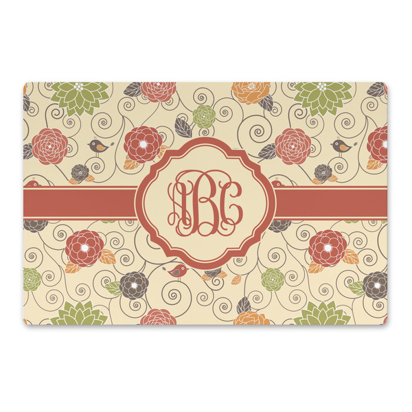 Custom Fall Flowers Large Rectangle Car Magnet (Personalized)