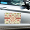 Fall Flowers Large Rectangle Car Magnets- In Context