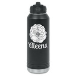 Fall Flowers Water Bottles - Laser Engraved (Personalized)