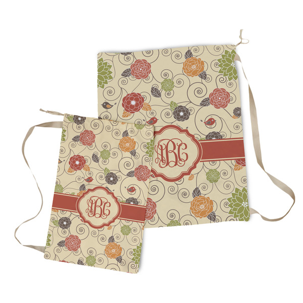 Fall Flowers Laundry Bag - Both Bags