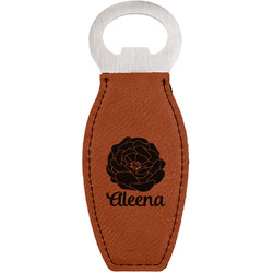 Fall Flowers Leatherette Bottle Opener (Personalized)