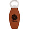 Fall Flowers Leatherette Bottle Opener (Personalized)