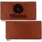 Fall Flowers Leather Checkbook Holder Front and Back Single Sided - Apvl