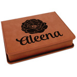 Fall Flowers Leatherette 4-Piece Wine Tool Set (Personalized)